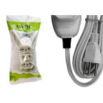 Extensao Ilumi Pp 2 Polos + Terra 10A. - 0,75Mm Cinza - 5M - 17100