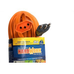 Extensao Daneva Pp Hard Work 2 Polos + Terra 20A. 2,5Mm Laranja - 10M