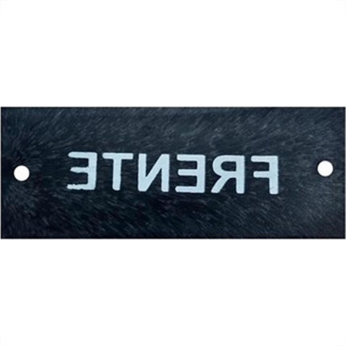 Letra Retangular Pvc ''Frente'' Caiado - Kit C/25 Pecas