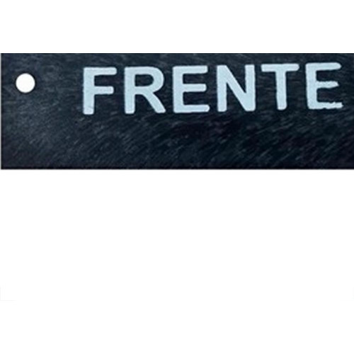 Letra Retangular Pvc ''Frente'' Caiado - Kit C/25 Pecas