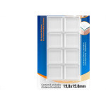 Anti Impacto Adesivo Tekbond Quadrado 19,8Mm Com 8 Pecas