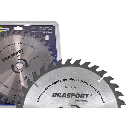 Serra Circular Widea Brasfort/Premium 9.1/4''X 36 Dentes X 25Mm