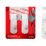 Gancho 3M Command Pequeno 450G Branco Com 2 Pecas