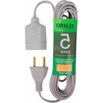 Extensao Ilumi Cordao Prolongador Paralelo 2 Polos 0,75Mm Cinza - 5M - 16813