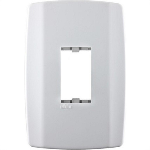 Placa Conjunto Modular Slim 4X2 - 1 Modulo Vertical Com Suporte 82060