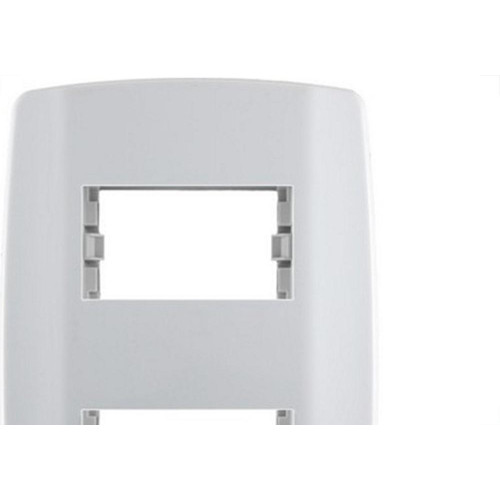 Placa Conjunto Modular Slim 4X2 - 2 Modulos Separados Horizontais Com Suporte 82080