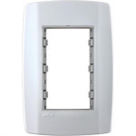 Placa Conjunto Modular Slim 4X2 - 3 Modulos Juntos Com Suporte 82100
