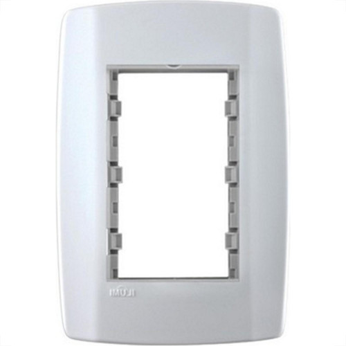 Placa Conjunto Modular Slim 4X2 - 3 Modulos Juntos Com Suporte 82100