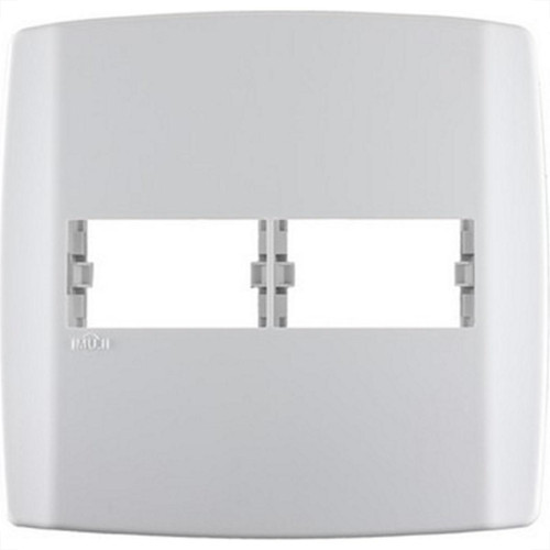 Placa Conjunto Modular Slim 4X4 - 1 Modulo + 1Modulo Separados Horizontais Com Suporte 83060