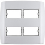 Placa Conjunto Modular Slim 4X4 - 2 Modulos + 2 Modulos Separados Com Suporte 83070