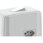 Caixa 4X4 Sobrepor Ilumi Com 1 Interruptor 25A.+Tomada 2P+T. 20A. 620641