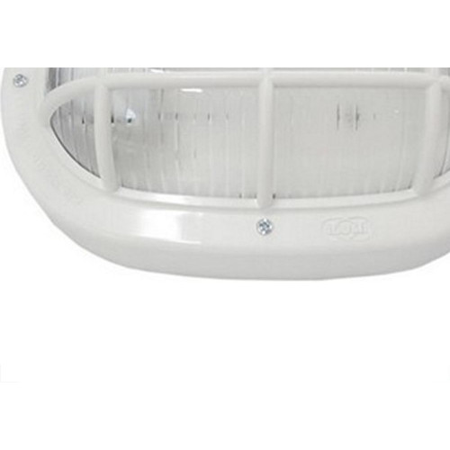 Luminaria Tartaruga Ilumi Pvc Branca 25W. - 250V. - 16110