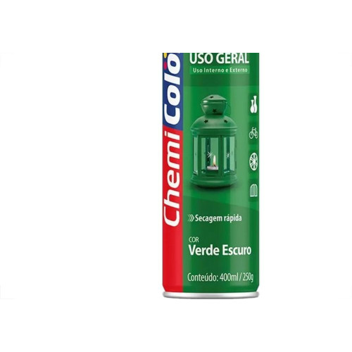 Spray Chemicolor Verde Escuro 400Ml/250G.