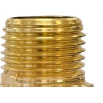 Aumento De Latao Amarelo 1/2'' Curto Metais Rei - Kit C/6 Pecas