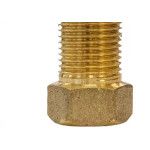 Aumento De Latao Amarelo 1/2'' Medio Metais Rei - Kit C/6 Pecas