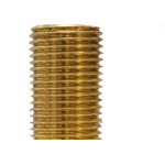 Aumento De Latao Amarelo 1/2'' Longo Metais Rei - Kit C/6 Pecas