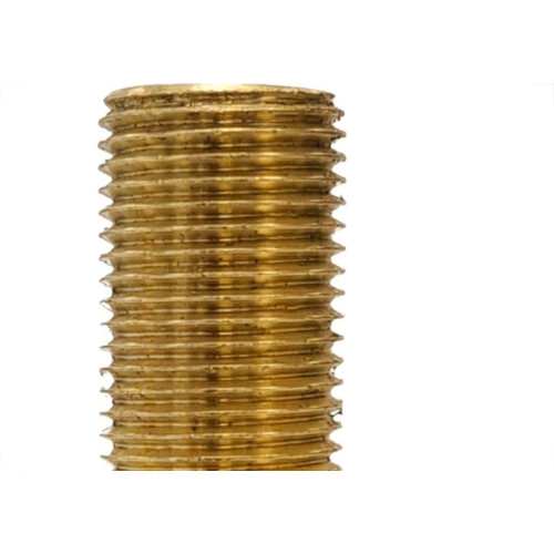 Aumento De Latao Amarelo 1/2'' Longo Metais Rei - Kit C/6 Pecas