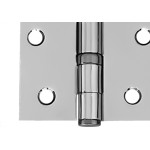 Dobradica Blister Silvana 891 - 3.1/2''X 3'' Aco Cromado (3 Pecas Com Parafuso) Com Rolamento
