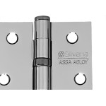 Dobradica Blister Silvana 891 - 3.1/2''X 3'' Aco Cromado (3 Pecas Com Parafuso) Com Rolamento