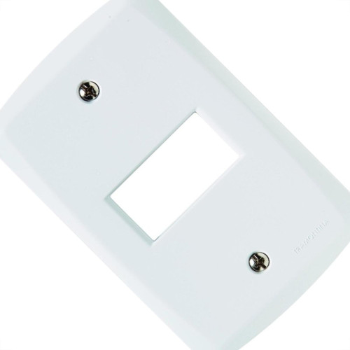 Placa Conjunto Modular Tramontina Lux 4X2 - 1 Modulo Horizontal 57105004