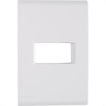 Placa Conjunto Modular Tramontina Liz 4X2 - 1 Modulo Horizontal 57106/204