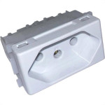 Modulo Tramontina Liz/Lux² 1 Tomada 2P+T. 10A. Branca - 57115/030