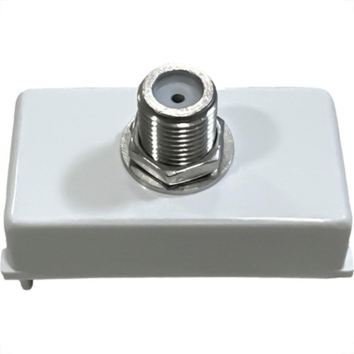 Modulo Tramontina Liz/Lux² Tomada Tv Sat Branca Para Fio Coaxial - 57115/042