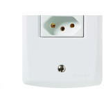 Conjunto Tramontina Com Placa Lux2 1 Tomada 2P+T. 10A. 57145/210