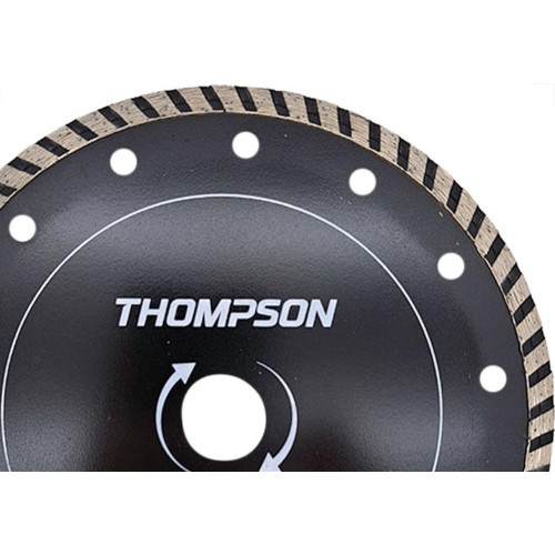 Disco Diamantado Thompson Turbo Seco / Refrigerado 180Mm X 22,23Mm - 7'' - 867