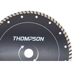 Disco Diamantado Thompson Turbo Seco / Refrigerado 230Mm X 22,23 - 9''
