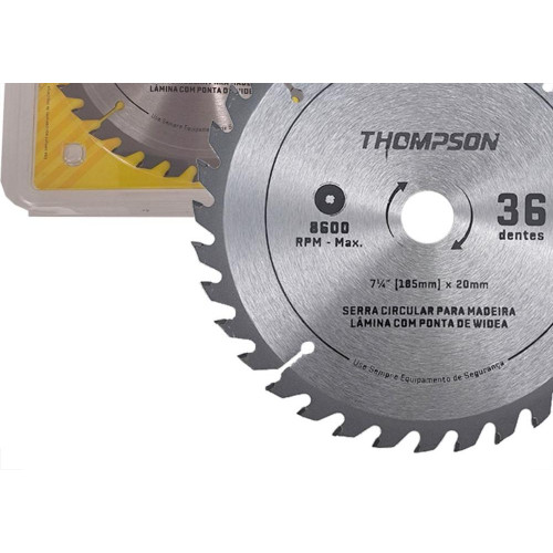 Serra Circular Widea Thompson 7.1/4''X 36 Dentes X 20Mm