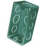Caixinha De Luz Pvc Para Drywall Ribeiro Fabril Verde 4X2 - Kit C/10 Pecas