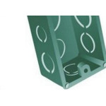 Caixinha De Luz Pvc Para Drywall Ribeiro Fabril Verde 4X2 - Kit C/10 Pecas