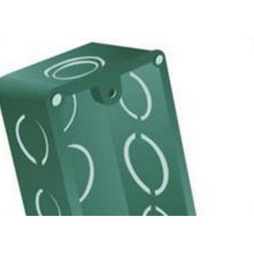 Caixinha De Luz Pvc Para Drywall Ribeiro Fabril Verde 4X2 - Kit C/10 Pecas