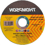 Disco Aco Inox Thompson - 4.1/2''X5/128''X7/8'' - Fino 1,0Mm - Kit C/10 Pecas