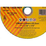 Disco Aco Inox Thompson - 7''X1/16''X7/8'' Fino 1,6Mm - Kit C/10 Pecas