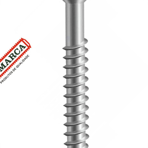 Parafuso Madeira Chata Philips Jomarca 3,5 X 22Mm - Kit C/5 Centos