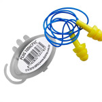 Protetor Auditivo Ump Copolimero Com Cordao Azul - Kit C/20 Pecas