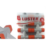 Pino 3 Saidas Luster 2 Polos+Terra 10A. Cinza/Laranja - 2043 - Kit C/10 Pecas