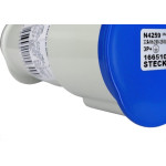Acoplamento Industrial Femea Steck Newkon 3 Polos+Terra 200V. A 250V. 32A. Azul N4259
