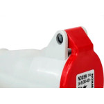 Acoplamento Industrial Femea Steck Newkon 2 Polos+Terra 380V. A 440V. 16A. Vermelho N3059