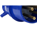 Acoplamento Industrial Macho Steck Newkon 3 Polos+Terra 200V. A 250V. 16A. Azul N4079