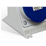 Tomada Industrial Sobrepor Steck Newkon 2 Polos+Terra 200V. A 250V. 32A. Azul - N3206