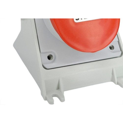 Tomada Industrial Sobrepor Steck Newkon 3 Polos+Terra 380V. A 440V. 16A. Vermelha - N4006