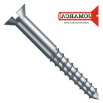 Parafuso Madeira Chata Reta Jomarca 4,2 X 45Mm - Kit C/5 Centos