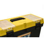 Caixa De Ferramentas Plastica Metasul 19,5'' Amarela/Preta Cargo Com Bandeja