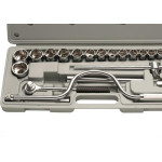 Kit Jogo Soquete Eda 1/2'' Com Catraca 24 Pecas - 2Gd