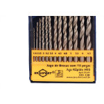 Broca Aco Rapido Jg Brasfort 1,50 A 6,5Mm Com 13 Pecas - 7519