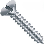 Parafuso Auto Atarraxante Chata Fenda Jomarca 4,8 X 45Mm - Kit C/2 Centos