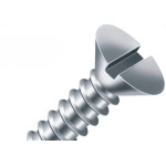 Parafuso Auto Atarraxante Chata Fenda Jomarca 4,8 X 45Mm - Kit C/2 Centos